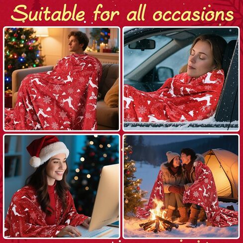 Retisee 12 Volt Heated Car Blanket Heated Electric Christmas Throw Blanket for Car, Truck, SUV, or RV with 3 Heating Levels for Home Camping Portable Indoor Outdoor, 60 x 51 Inch(Buffalo Plaid) in Saudi Arabia
