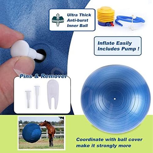 40 Inch Horse Ball Mega Herding Toy Ball for Horse Stall Boredom in Kuwait