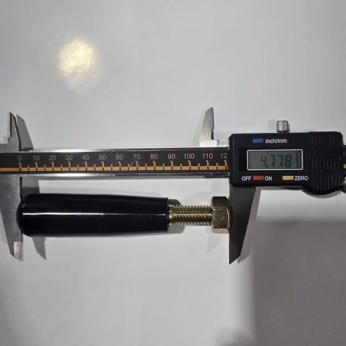 DONGYANG Ind. Co.، عجلة يدوية بمقبض دوار مع جذع ذكر M10 * P1.5-100mm لجميع الآلات تقريبًا. مع صامولة التثبيت المتضمنة in Kuwait