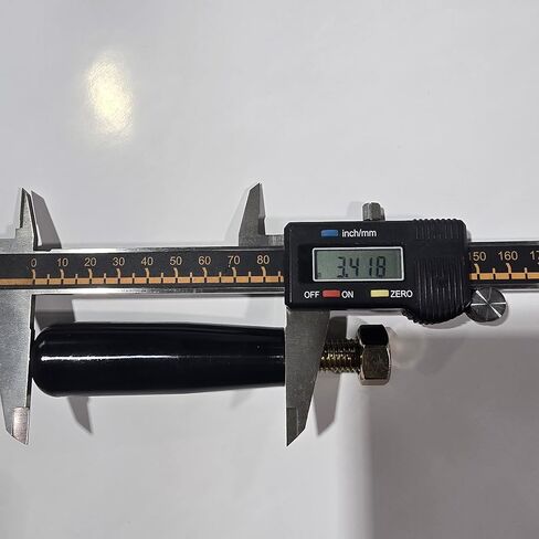 DONGYANG Ind. Co.، عجلة يدوية بمقبض دوار مع جذع ذكر M10 * P1.5-100mm لجميع الآلات تقريبًا. مع صامولة التثبيت المتضمنة in Kuwait