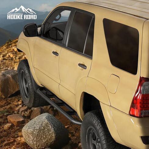 Hooke Road 4Runner Rock Sliders Tube Rocker Guard for 2003-2009 Toyota 4Runner 4th Gen, Tubular Side Door Armor Rails Running Board Nerf Bars in Saudi Arabia