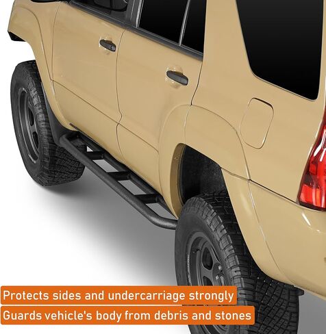 Hooke Road 4Runner Rock Sliders Tube Rocker Guard for 2003-2009 Toyota 4Runner 4th Gen, Tubular Side Door Armor Rails Running Board Nerf Bars in Saudi Arabia