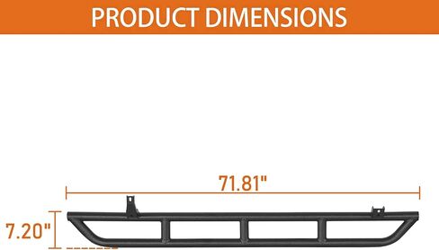 Hooke Road 4Runner Rock Sliders Tube Rocker Guard for 2003-2009 Toyota 4Runner 4th Gen, Tubular Side Door Armor Rails Running Board Nerf Bars in Saudi Arabia