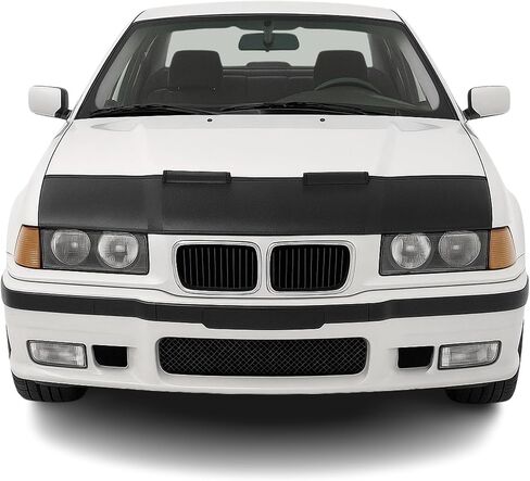 OMAC Car Bonnet Mask Hood Bra for BMW 3 Series E90 Sedan 2005-2008 Half Black in Saudi Arabia