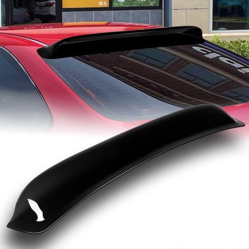 Black ABS Plastic Rear Window Roof Spoiler Wing Compatible with 1996-2000 Honda Civic 2DR Coupe Only, 1997 1998 1999 in Saudi Arabia