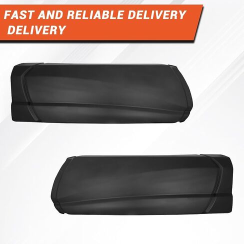 لوحة هدية متوافقة مع Kenworth T680 2013-2021 OE بديل الجانب الأيمن للخطوة - أسود (الجانب الأيسر للسائق مع فتحة، 69.29 بوصة) in Kuwait