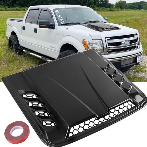 Hood Scoops For Cars, Universal Hood Scoop Hood Vents, Automotive Hood Scoops for Trucks Compatible with Dodge Ram 1500 2500 F150 F250 F350 Toyota Tundra GMC Sierra 1500 2500 Jeep Wrangler in Saudi Arabia