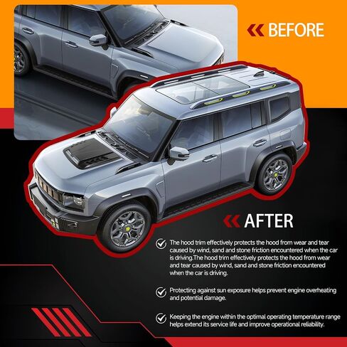 Hood Scoops For Cars, Universal Hood Scoop Hood Vents, Automotive Hood Scoops for Trucks Compatible with Dodge Ram 1500 2500 F150 F250 F350 Toyota Tundra GMC Sierra 1500 2500 Jeep Wrangler in Saudi Arabia