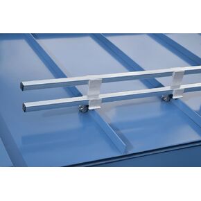 نظام احتجاز الثلج بقضيب مزدوج للأسقف المعدنية الدائمة - تصميم عالي التحمل مانع للاختراق | صُنع في الولايات المتحدة الأمريكية بواسطة SnoBlox-SnoJax (الفولاذ المجلفن) in Kuwait