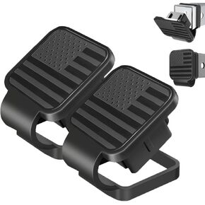 ALWIWNK® 2-Pack غطاء وصلة المقطورة، قابس سيليكون العلم الأمريكي لغطاء وصلة الجر مقاس 2 بوصة، مطاط مرن وكثيف، مقاوم للطقس ومضاد للحشرجة لشاحنة SUV ATV UTV in Saudi Arabia