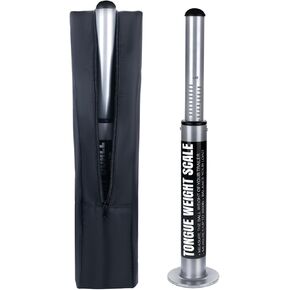 مقياس وزن لسان المقطورة بسعة 2000 رطل - مقياس تحميل وصلة RV مع حقيبة تخزين مقاومة للماء - مجموعة ملحقات أدوات السلامة المحمولة للشاحنات ومقطورات السفر والمعسكرات والبضائع والقوارب in Kuwait