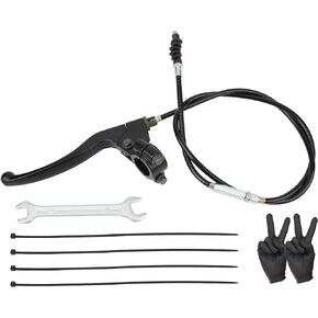 7/8" Handlebar Left Clutch Lever and Clutch Cable Compatible with 50cc 70cc 90cc 110cc 125cc SSR110 SSR125 SSR140 RFZ125 Pit Dirt Bike Motorcycle Black in Kuwait