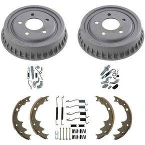 Rear 9" Drums Brake Shoes Springs 6pc Kit Ceramic Steel for Ford for Mazda for B2300 2001-2009 for B3000 1998-2007 Uncoated 162519 in Kuwait