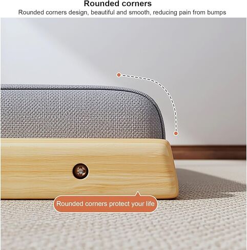 Japanese Floor Chair with Back Support, Legless Tatami Floor Seat with Cushion, Lazy Sofa for Meditation, Reading, Living Room, Bedroom, Bay Window, Portable Floor Seating(K) in Saudi Arabia