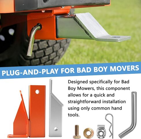 2" Hitch Kit with Pin Hitch Receiver Fits for Bad Boy, 2021 & Up Maverick Replaces 093-1136-23,093-1136-98 & 093-1111-00 in Saudi Arabia
