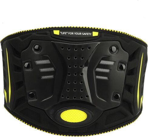 Impact Resistant Motocross Kidney Belt, Protective Back Support for Off Road Riding, 80x100cm 31.5x39.4in with Adjustable Fit in Saudi Arabia