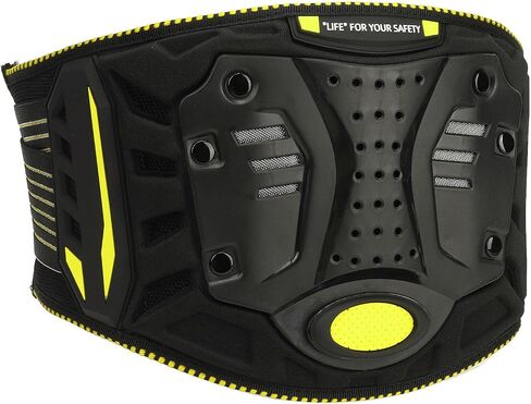 Impact Resistant Motocross Kidney Belt, Protective Back Support for Off Road Riding, 80x100cm 31.5x39.4in with Adjustable Fit in Saudi Arabia
