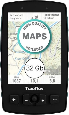 TwoNav Aventura 2 Plus Motor (32 GB) + Maps Included, on-Road and Off-Road GPS Navigator with 3.7-inch Screen for Motorcycle, car, 4x4, Quad in Saudi Arabia