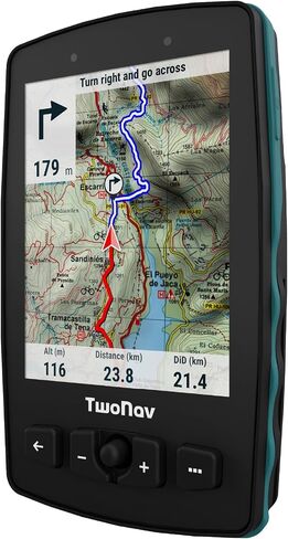 TwoNav Aventura 2 Plus Motor (32 GB) + Maps Included, on-Road and Off-Road GPS Navigator with 3.7-inch Screen for Motorcycle, car, 4x4, Quad in Saudi Arabia