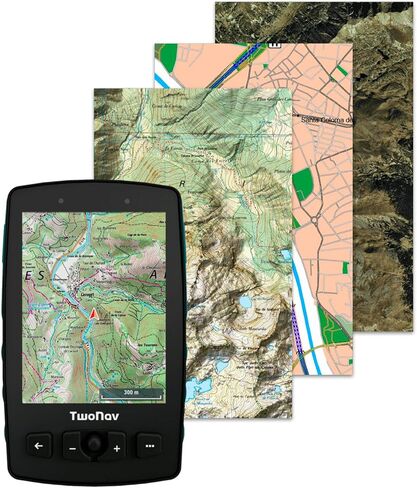 TwoNav Aventura 2 Plus Motor (32 GB) + Maps Included, on-Road and Off-Road GPS Navigator with 3.7-inch Screen for Motorcycle, car, 4x4, Quad in Saudi Arabia
