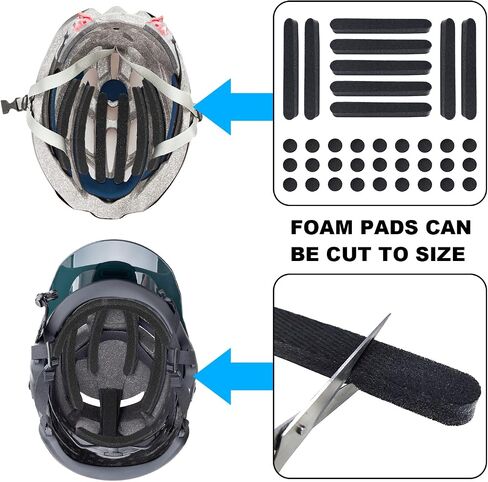 Replacement Universal Foam Pads Kit Universal Airsoft Helmet Pads Bike Helmet Pads for Giro Bell Limar Cycling Motorcycle Helmet in Saudi Arabia