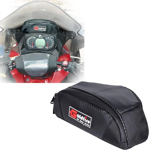 محفظة تخزين لوحة أجهزة القياس من Snowmobile Dashboard حقيبة شحن الهاتف مناسبة لملحقات Ski-Doo REV-XP، استبدل OEM # 860201176 (أسود) in Saudi Arabia