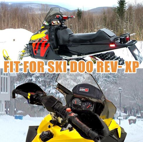 محفظة تخزين لوحة أجهزة القياس من Snowmobile Dashboard حقيبة شحن الهاتف مناسبة لملحقات Ski-Doo REV-XP، استبدل OEM # 860201176 (أسود) in Saudi Arabia