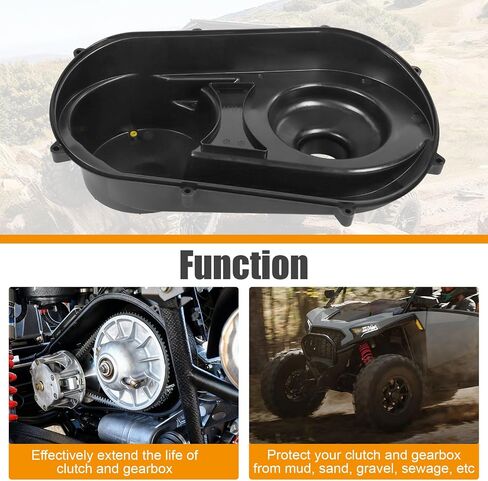 غطاء القابض الخارجي، غطاء القابض الخارجي CVT متوافق مع 2015-2022 Polaris General 1000/جنرال 4 1000/RZR 4 900/RZR S 1000/RZR XP 1000/RZR XP 4 1000 استبدال # 2635611 in Kuwait