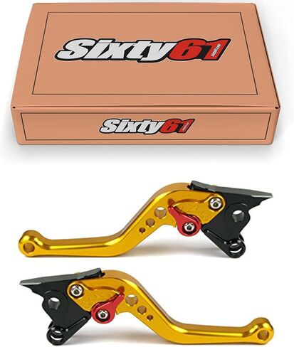 Gold Levers Compatible with Kawasaki Ninja 300R 2013-2018 Adjustable Shorty Brake and Clutch Set in Kuwait
