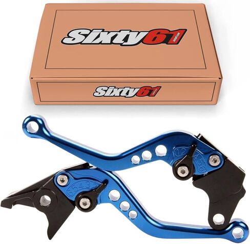 Blue Levers Compatible with Kawasaki Ninja 300R 2013-2018 Adjustable Shorty Brake and Clutch Set in Kuwait