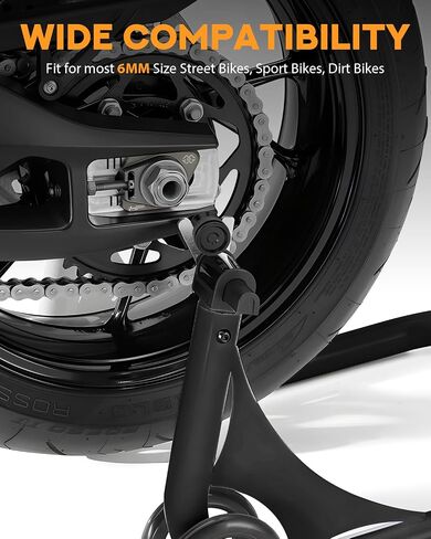 PBYMT 8 مم Swingarm بكرات المتزلجون حامل عالمي M8 أسود متوافق مع CBR 600 F2 F3 F4 F4i CBR600RR CBR1000RR GSXR600 GSXR750 GSXR1000 GSXS750 SV650 ZX6R ZX10R Z650 Z900 Z1000 EX400 EX650 Daytona in Kuwait
