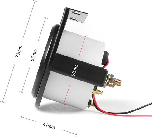 مقياس ضغط الزيت التلقائي 2 بوصة 52 مم عالمي 0-100 رطل لكل بوصة مربعة مع مستشعر أبيض LED للسيارة in Kuwait