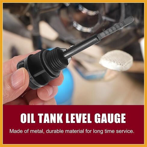 2pcs 18mm Motorcycle Engine Oil Tank Level Gauge Cap Oil Filler Dipstick Black Plastic for GY6 125 Engine Replacement in Saudi Arabia
