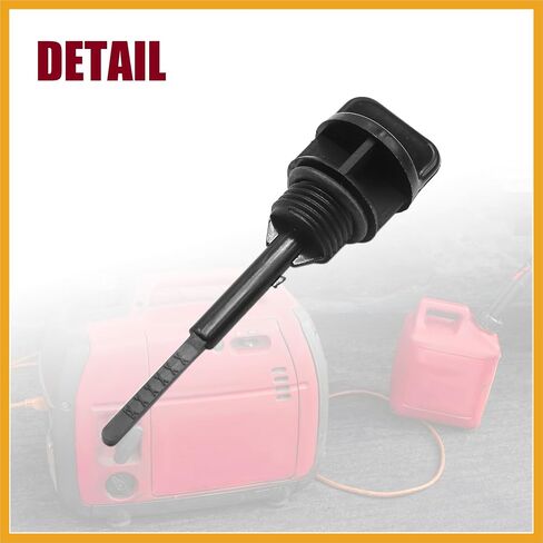 2pcs 18mm Motorcycle Engine Oil Tank Level Gauge Cap Oil Filler Dipstick Black Plastic for GY6 125 Engine Replacement in Saudi Arabia