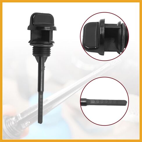 2pcs 18mm Motorcycle Engine Oil Tank Level Gauge Cap Oil Filler Dipstick Black Plastic for GY6 125 Engine Replacement in Saudi Arabia