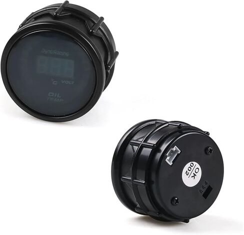 1 قطعة أسود 2 بوصة 52 مللي متر الرقمية LED سيارة النفط مقياس الحرارة 20-150 مئوية سيارة متر BX101454 in Kuwait
