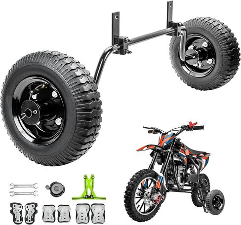 عجلات تدريب الدراجة الترابية لهوندا CRF50 XR50، Yamaha PW50 TTR50 PW80، X-PRO HAWK40 VICTOR40، MOTOTEC DEMON40CC، FRP OGM40، والمزيد من الدراجات الترابية أو الدراجات الصغيرة للأطفال، ضمان 10 سنوات in Kuwait