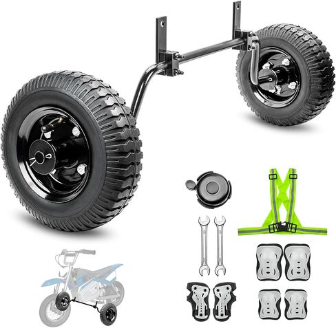 عجلات تدريب الدراجة الترابية لهوندا CRF50 XR50، Yamaha PW50 TTR50 PW80، X-PRO HAWK40 VICTOR40، MOTOTEC DEMON40CC، FRP OGM40، والمزيد من الدراجات الترابية أو الدراجات الصغيرة للأطفال، ضمان 10 سنوات in Kuwait