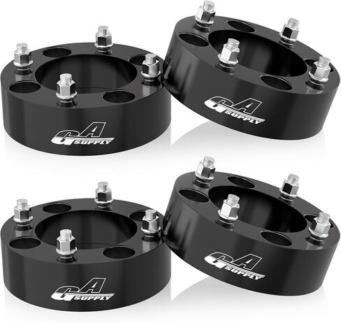 GAsupply 2" 4x137 ATV Wheel Spacers 12x1.5 Studs Fit for Can-Am Maverick Honda 1000R 1000X 1000-3 1000-5, 4 Lug 4x137mm 50mm Wheel Spacer Black, 110mm Hub Bore, 4PCS in Kuwait
