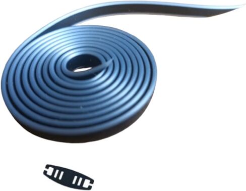 استبدال أشرطة نظارات السباحة، 1/8 بوصة، متوافقة مع فانكويش، موديلات MP، أسود/فضي in Kuwait