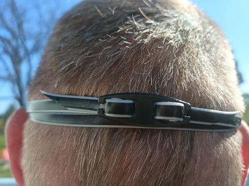 استبدال أشرطة نظارات السباحة، 1/8 بوصة، متوافقة مع فانكويش، موديلات MP، أسود/فضي in Kuwait