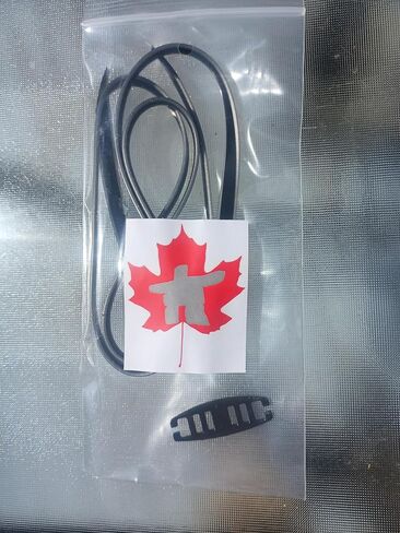 استبدال أشرطة نظارات السباحة، 1/8 بوصة، متوافقة مع فانكويش، موديلات MP، أسود/فضي in Kuwait