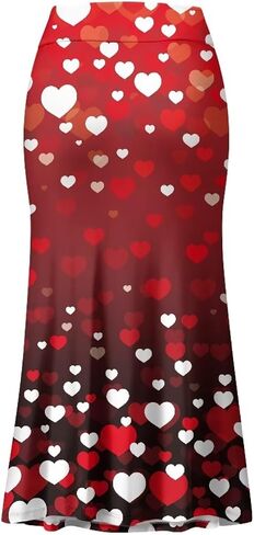 Biyejit Womens Basic Foldable High Waist Long Skirts Regular and Plus Size Maxi Skirts S-2XL in Saudi Arabia