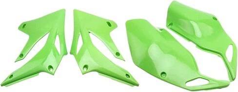 متوافق مع KLX 250 300 لوحة بلاستيكية إندورو للدراجات النارية هدية أمامية وخلفية وأغطية جانبية ملحقات دراجة موتوكروس (أخضر، C) in Kuwait
