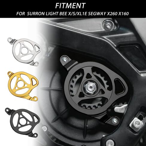 غطاء حماية لمحرك LKV لـ Surron Light Bee X/S/XL1E Segway X260 X160 دراجة ترابية كهربائية Sur Ron CNC حافظة حماية (أسود) in Kuwait