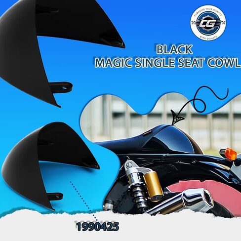 يناسب غطاء مقعد واحد باللون الأسود من Royal Enfield British Racing متوافق مع Continental GT 650 | ملاءمة وتشطيب ممتاز | رقم الجزء 1990425 in Saudi Arabia