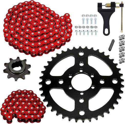 420 Chain Mini Bike Sprocket 40T 40mm with 90 Links 42 Links Replacement for Coleman BT200X CT100U CT200U-EX CT200U CC100X Baja MB165 MB200 Doodlebug DB30 Predator 212 196cc Engine Parts Kit in Saudi Arabia