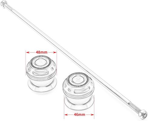 Motorcycle Front Wheel Axle Fork Slider Crash Protector Compatible With Y.amaha YZF R1 2015-2020 2021 2022 2023 2024 2025 | YZF-R1 YZFR1 Accessories (black) in Saudi Arabia