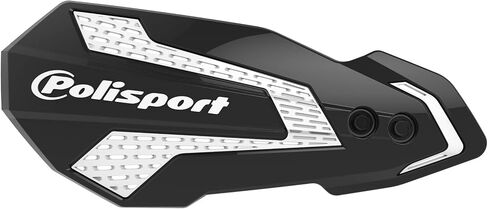 Polisport 8308200013 MX Flow Perch Mount Handguard - Black/White in Saudi Arabia