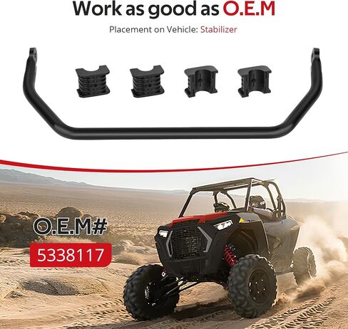 JAVIK قضيب موازن Sway مع جلبة شريطية لـ Polaris RZR 1000 XP S 900 4 S Turbo XP 4 2015-2025 General 1000 4 2017-2025 O.E.M #5338117 in Kuwait